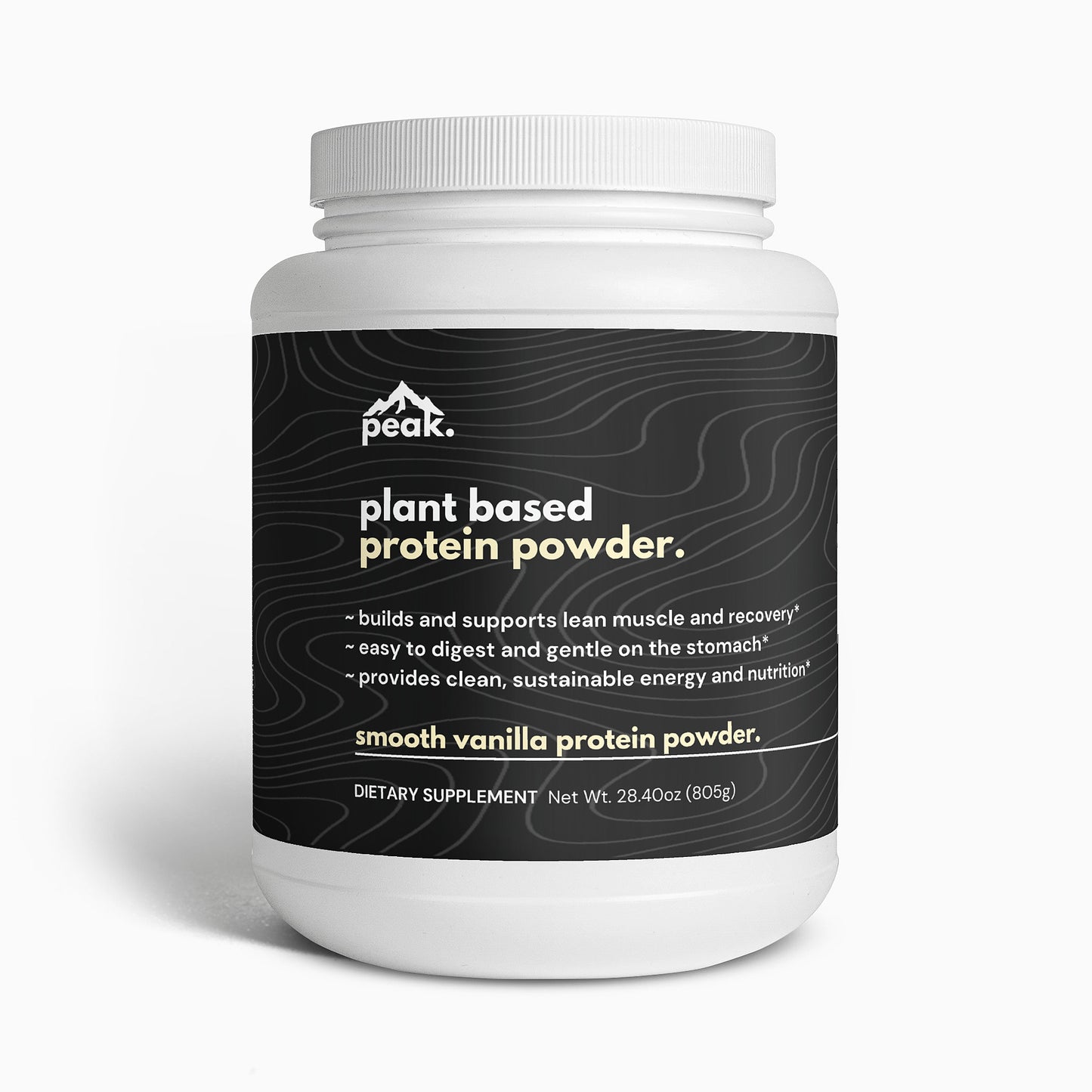 plant based smooth vanilla protein.