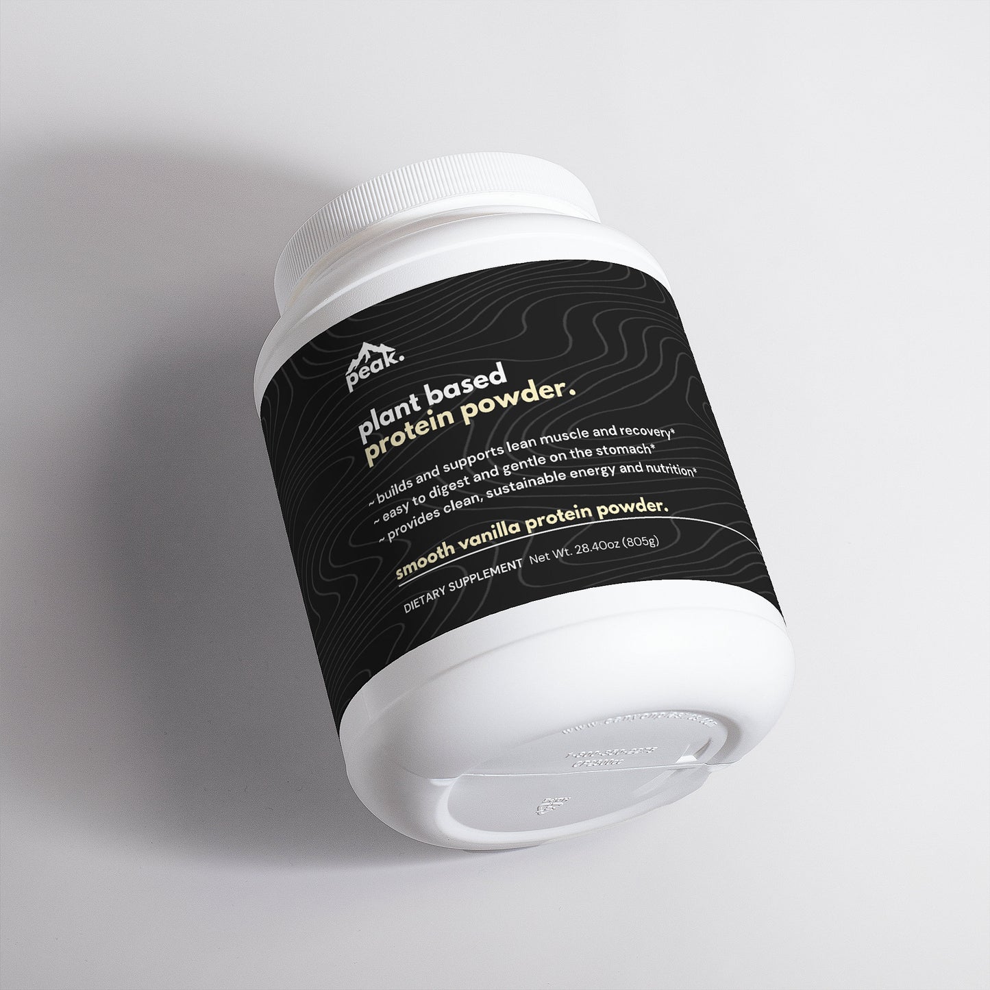 plant based smooth vanilla protein.