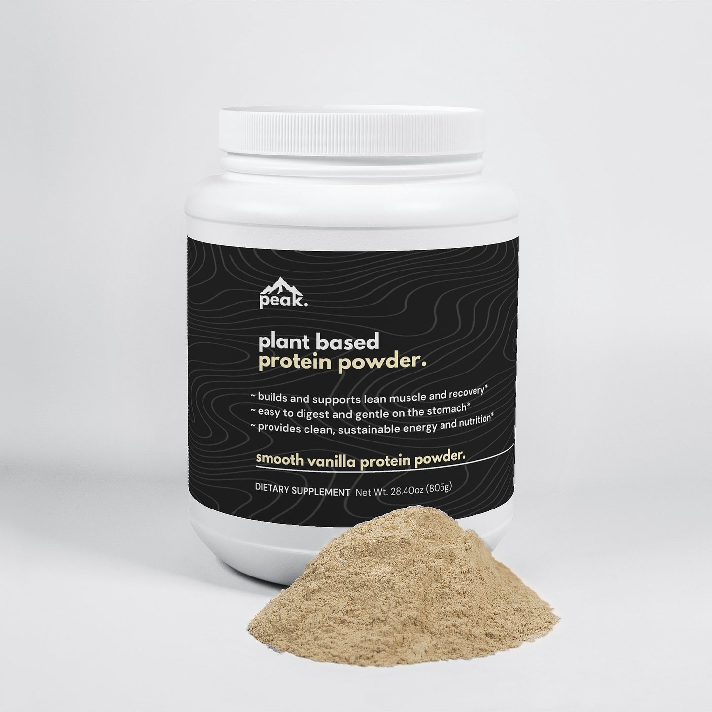 plant based smooth vanilla protein.