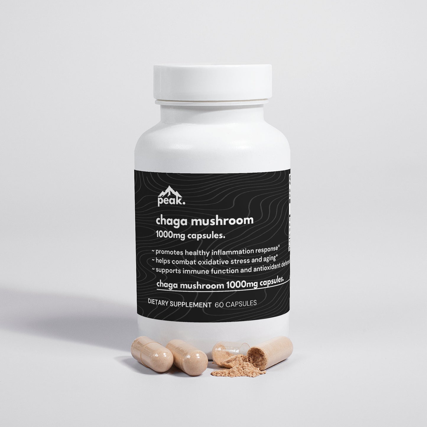 chaga mushroom 1000mg capsules.
