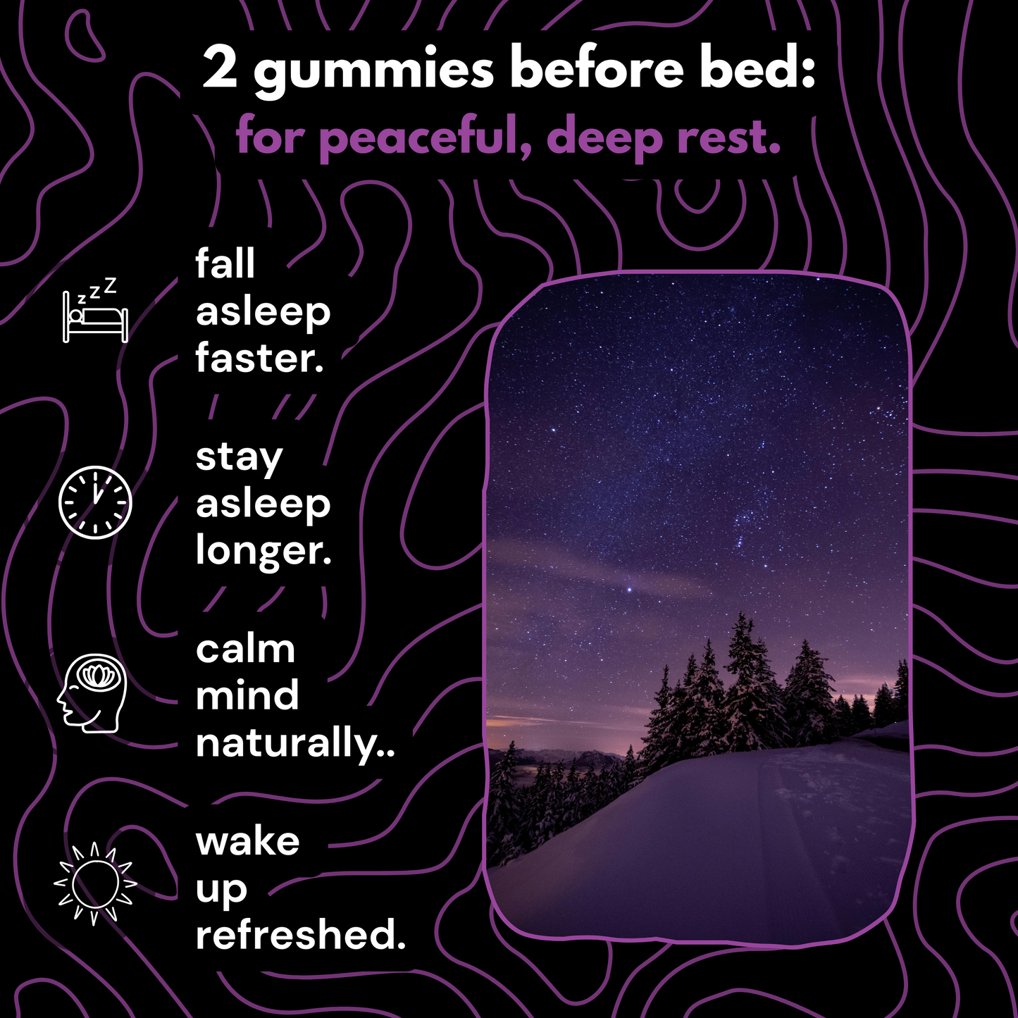 sleep & relax passion fruit gummies.