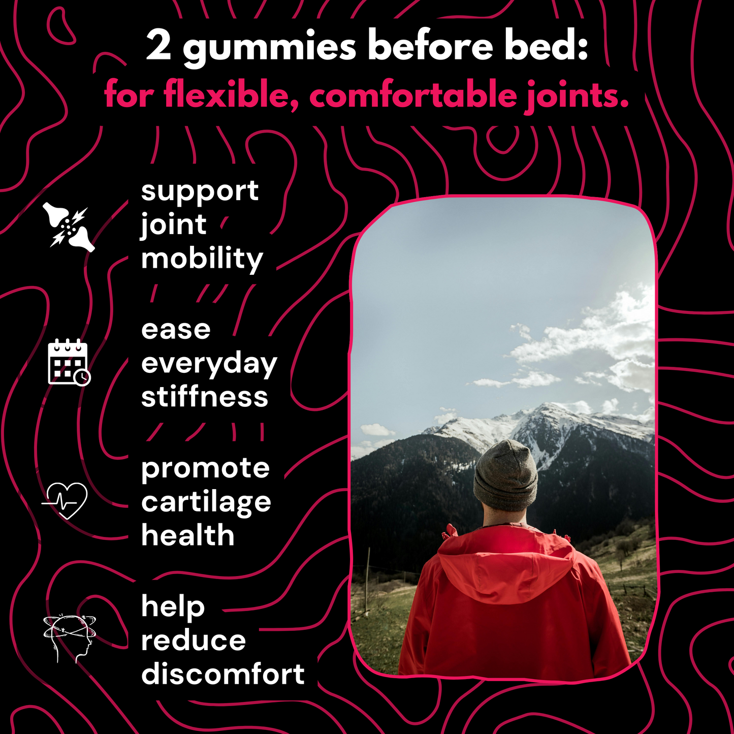 joint support wild raspberry gummies.