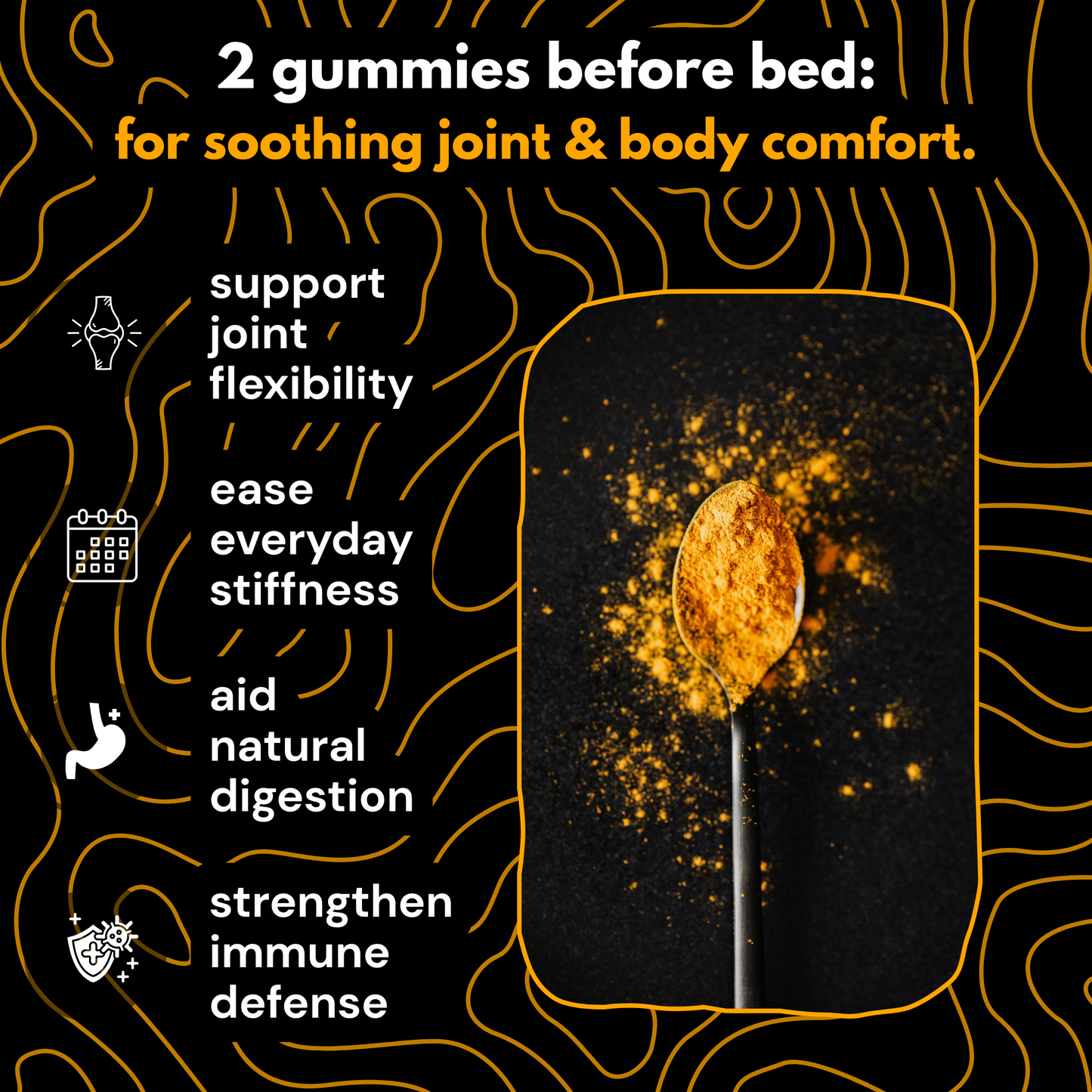 turmeric & ginger gummies.