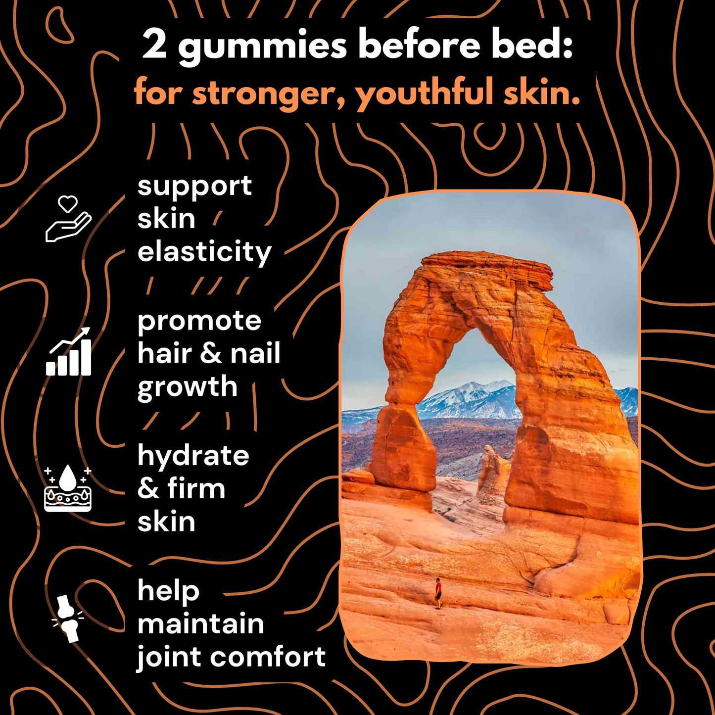 collagen natural orange gummies.