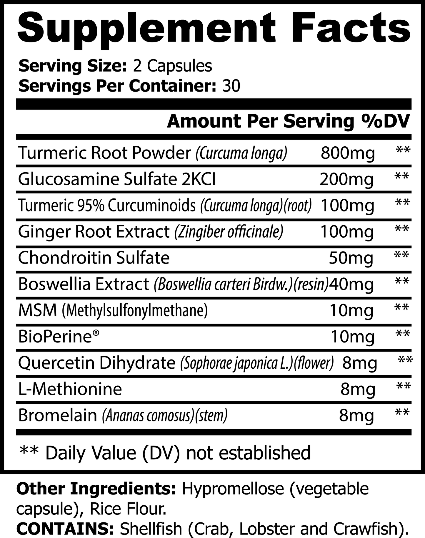turmeric capsules.
