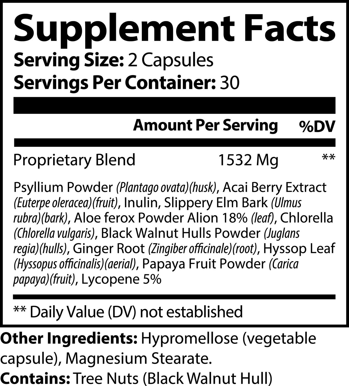 max detox acai berry capsules.