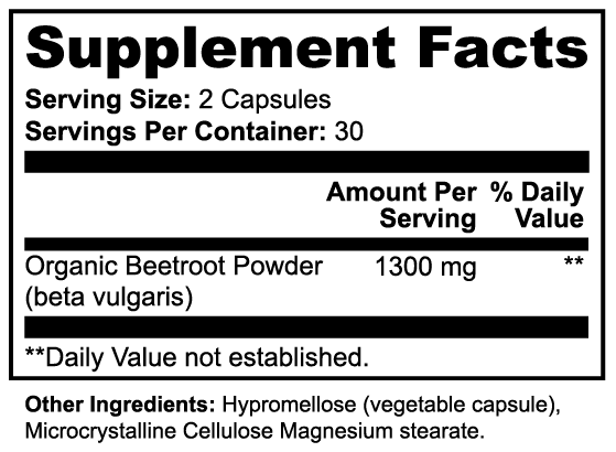beetroot capsules.