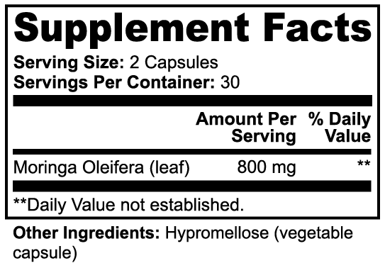 moringa pure capsules.