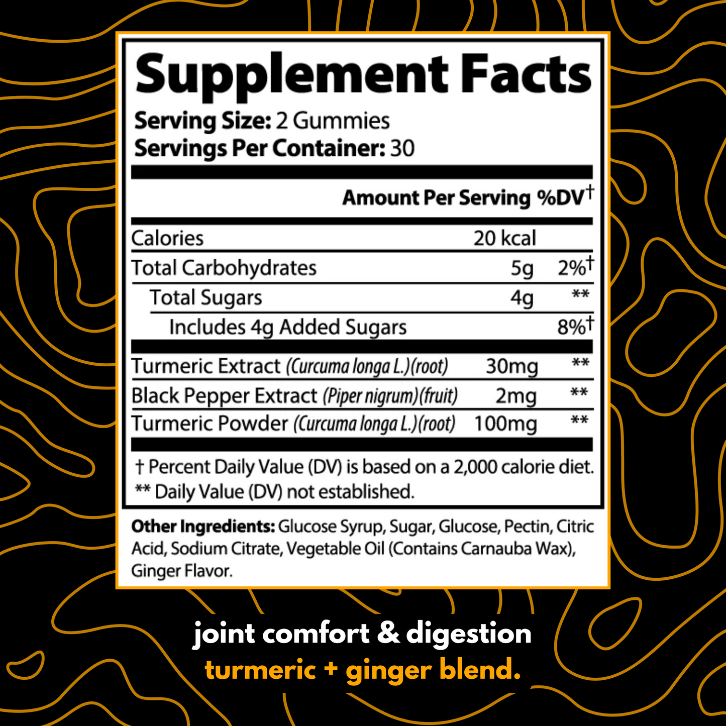 turmeric & ginger gummies.