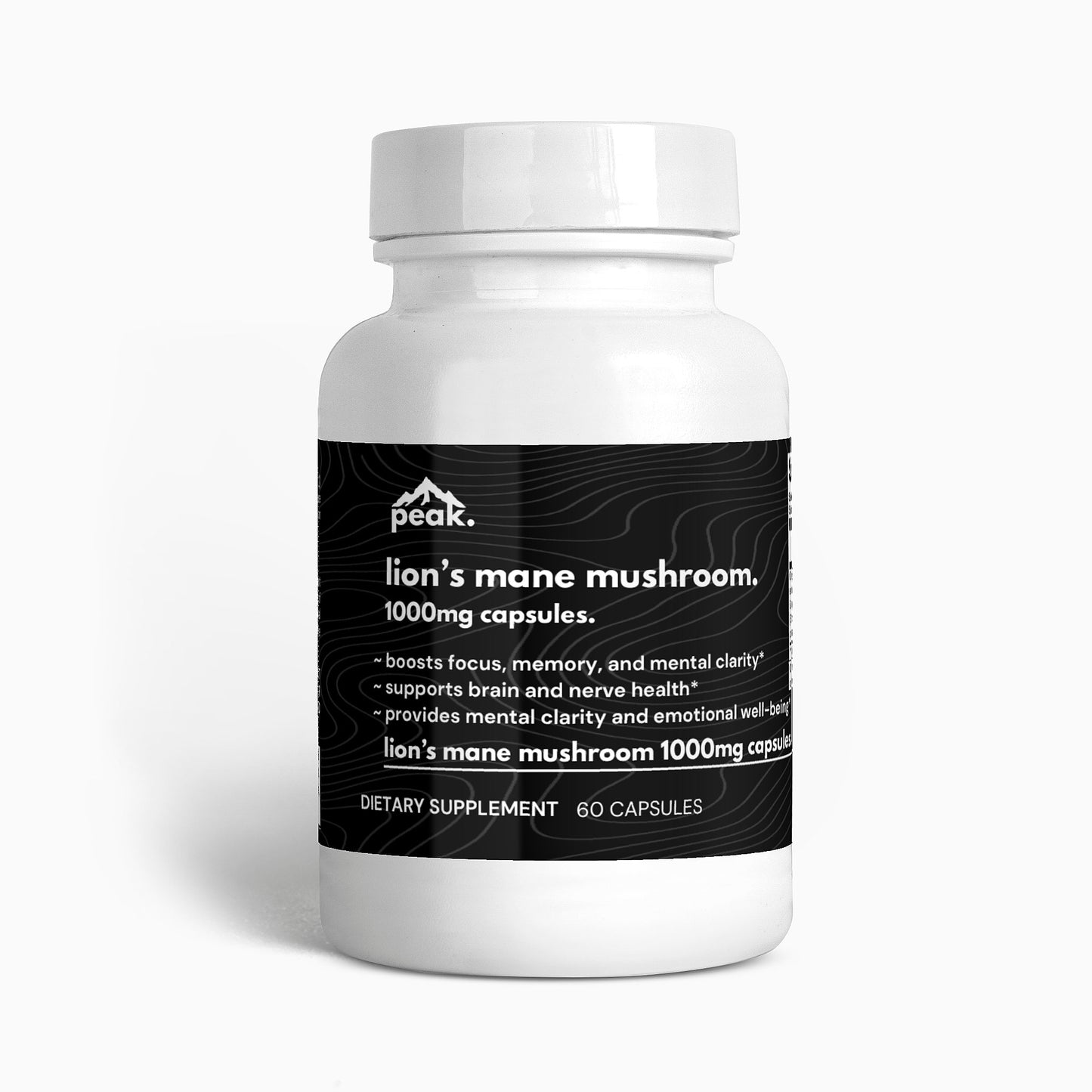 lion's mane mushroom 1000mg capsules.