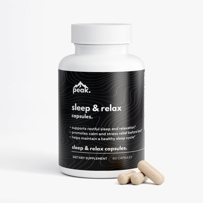 sleep & relax capsules.