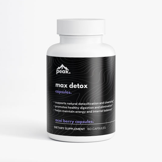 max detox acai berry capsules.