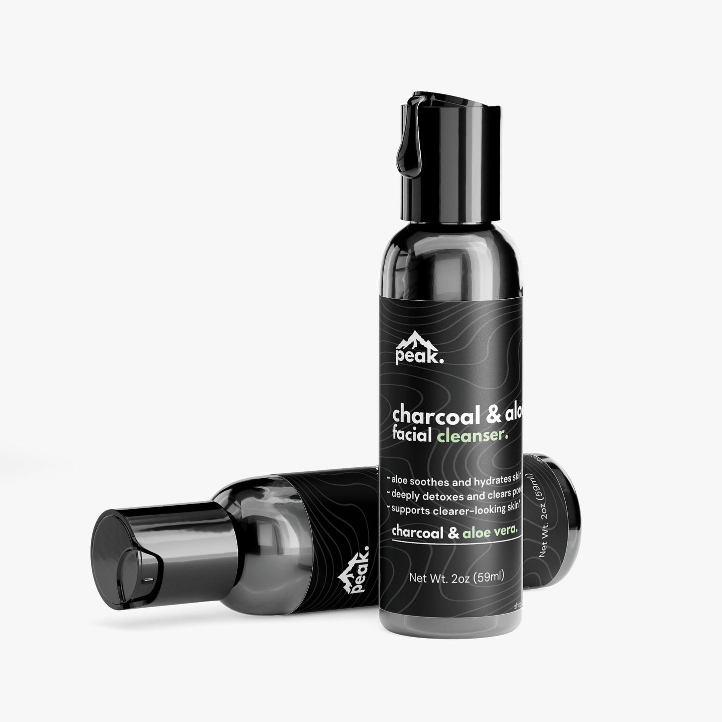 charcoal & aloe facial cleanser.