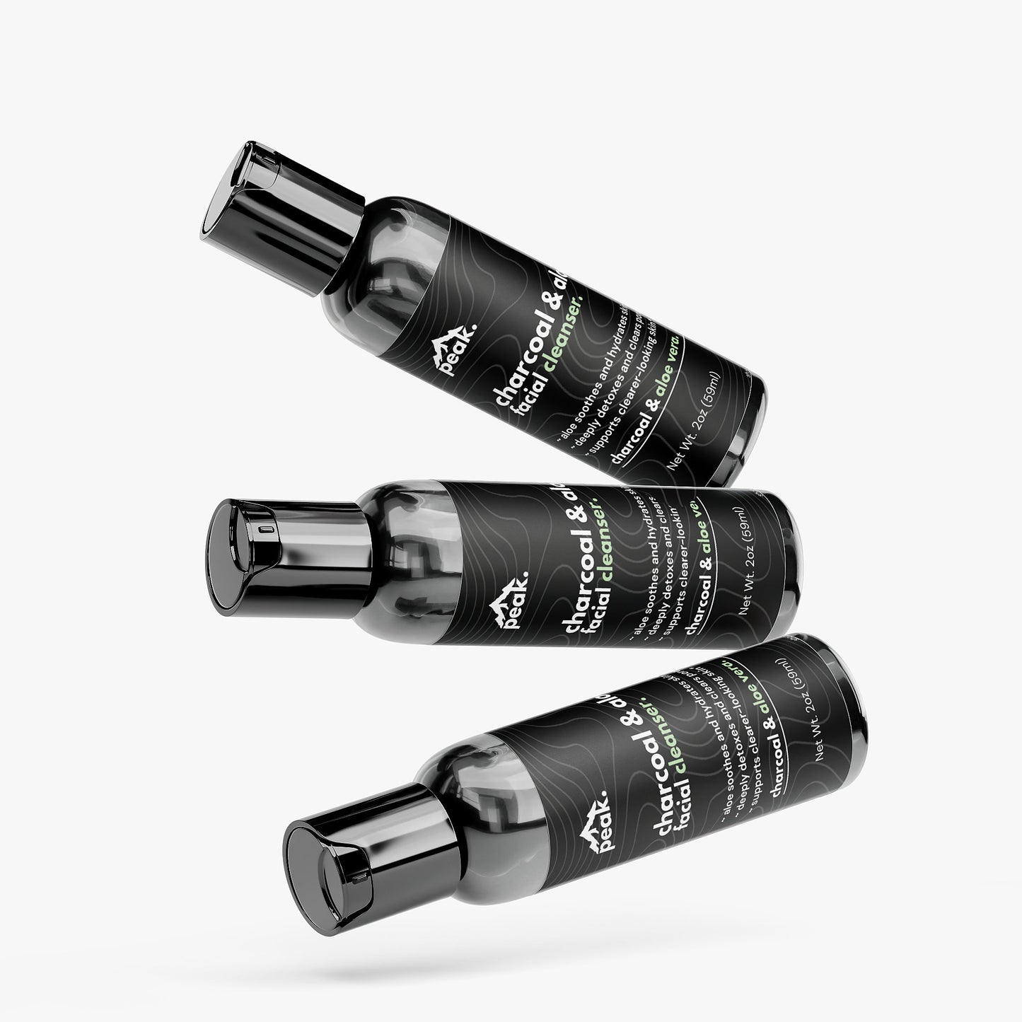 charcoal & aloe facial cleanser.