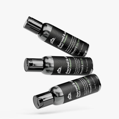 charcoal & aloe facial cleanser.