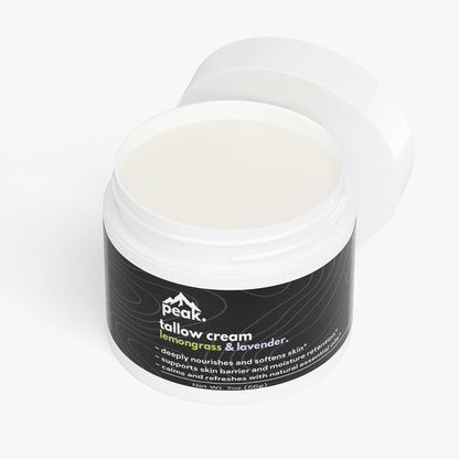 lemongrass & lavender tallow cream.