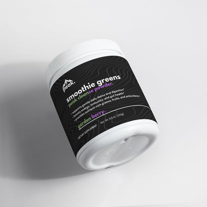garden berry peak cleanse smoothie greens powder.