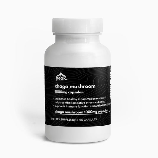 chaga mushroom 1000mg capsules.