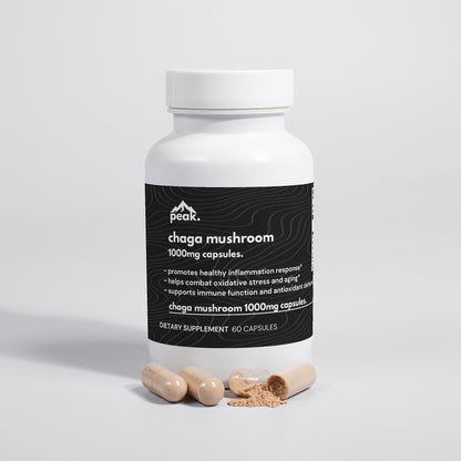 chaga mushroom 1000mg capsules.
