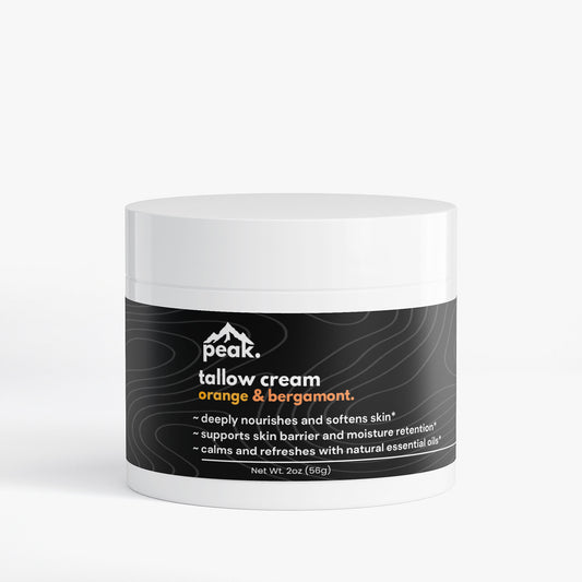 orange & bergamot tallow cream.
