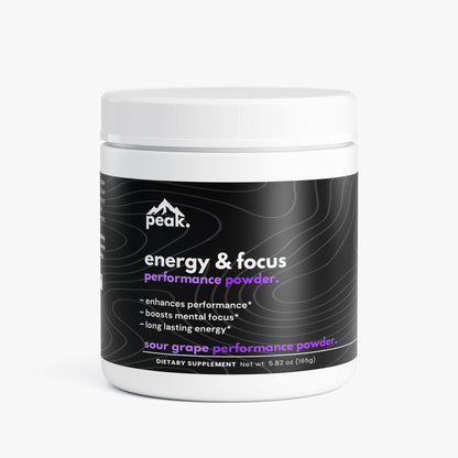 focus & energy sour grape performance powder.