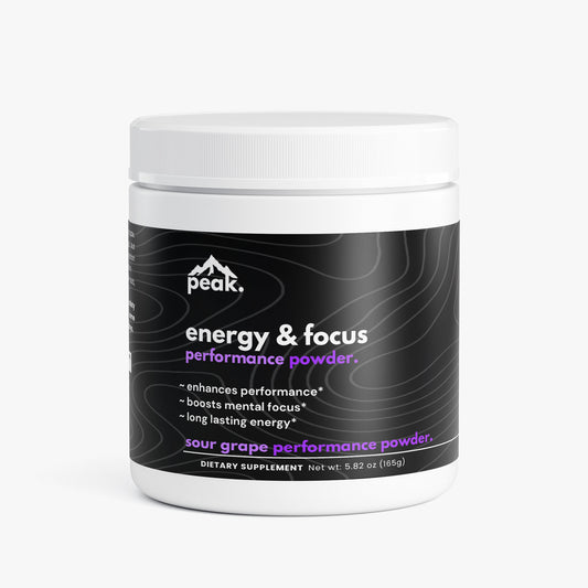 focus & energy sour grape performance powder.