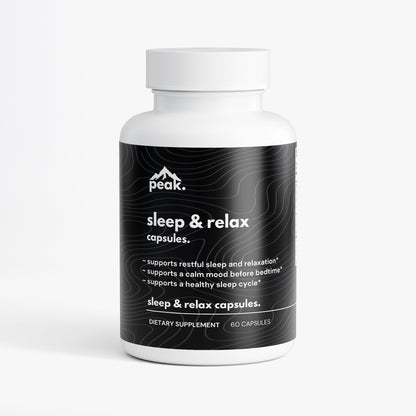 sleep & relax capsules.