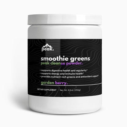 garden berry peak cleanse smoothie greens powder.