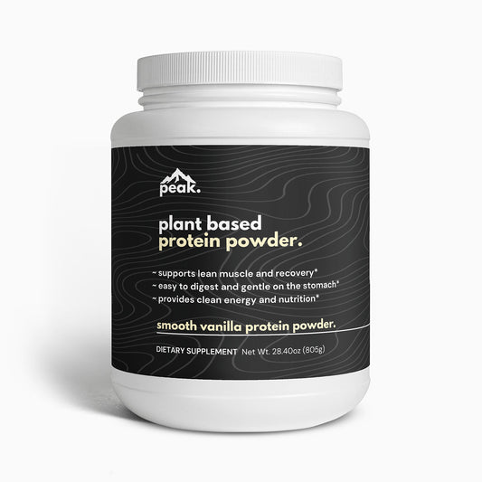 plant based protein powder - smooth vanilla.