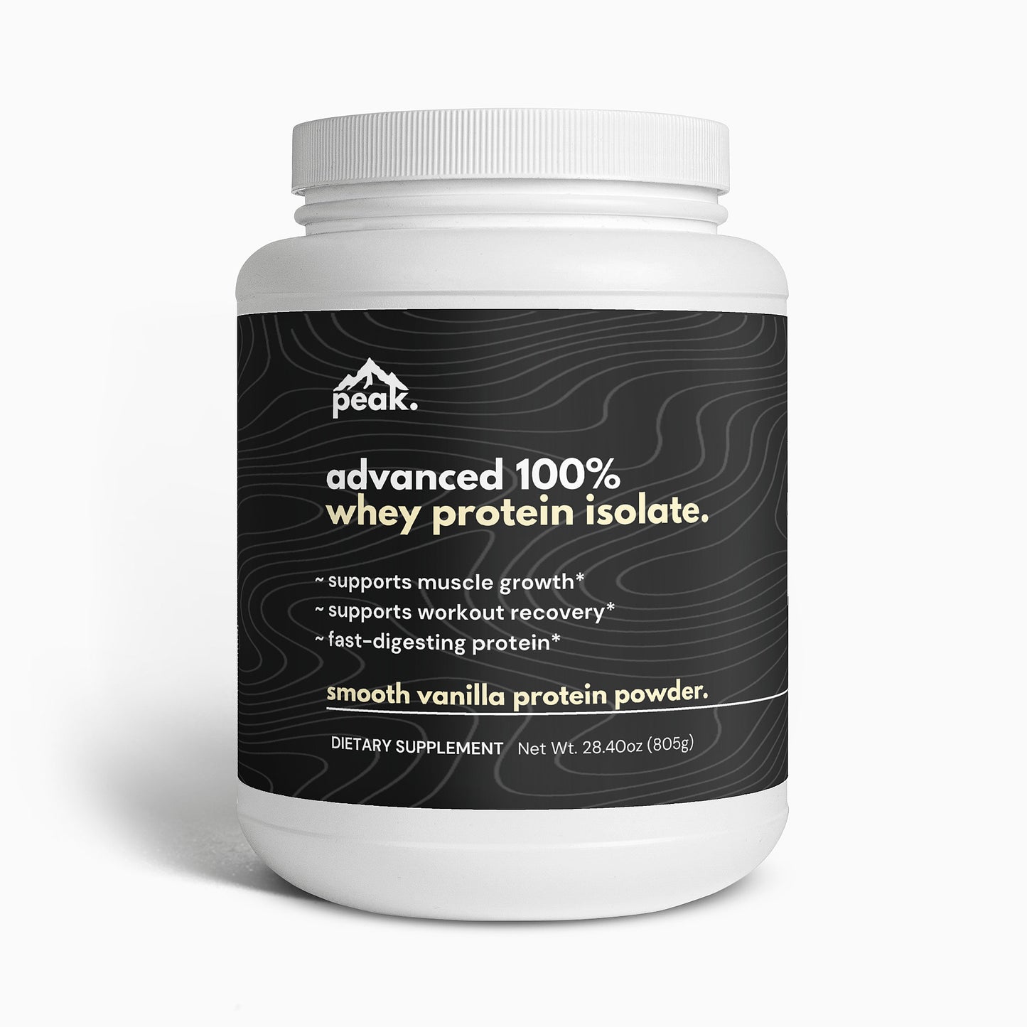 advanced whey protein isolate - smooth vanilla.