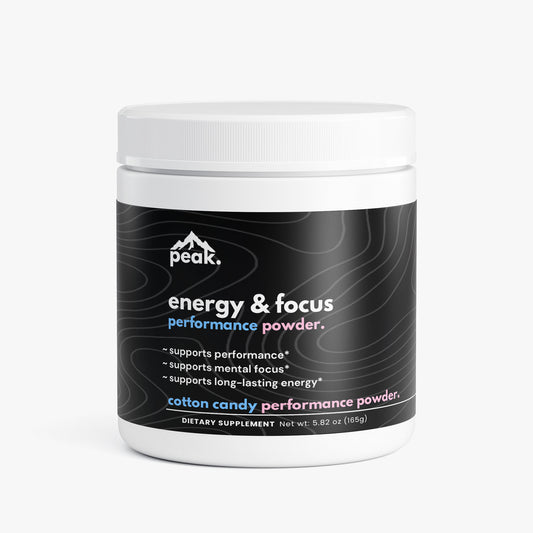 energy & focus powder -  cotton candy.