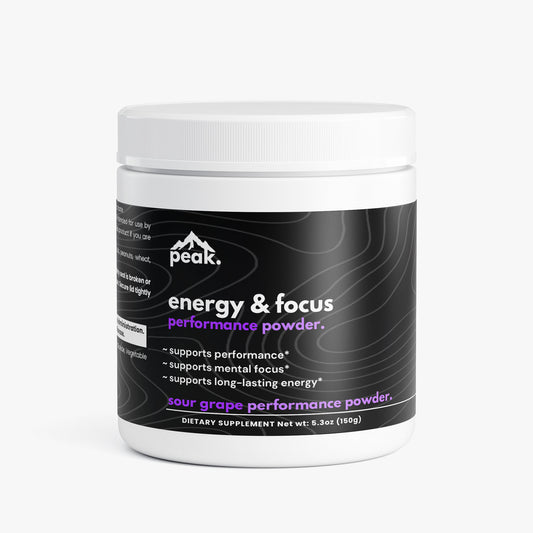 focus & energy powder - sour grape.