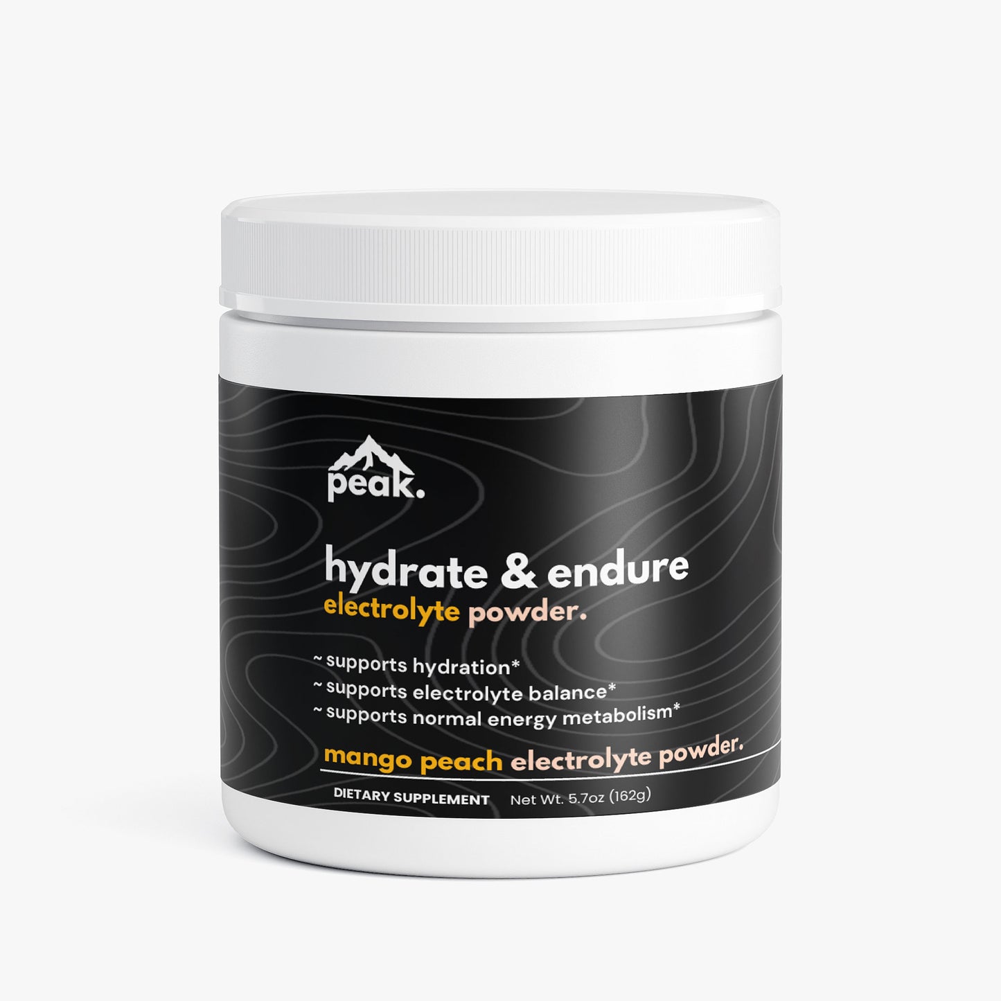 hydrate & endure powder - peach mango.
