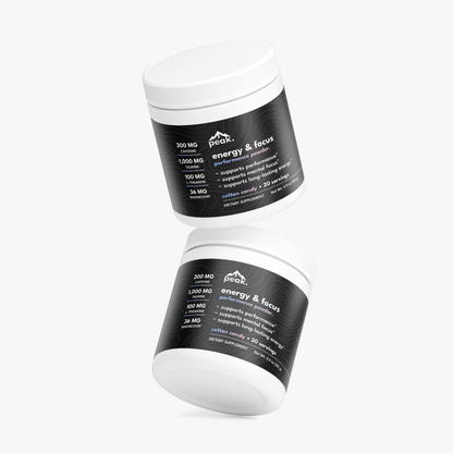 energy & focus powder -  cotton candy.