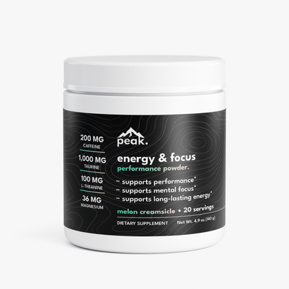 energy & focus powder - melon creamsicle.