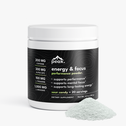 energy & focus powder - sour candy.