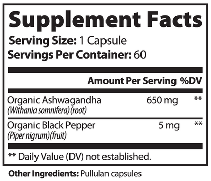ashwagandha capsules.