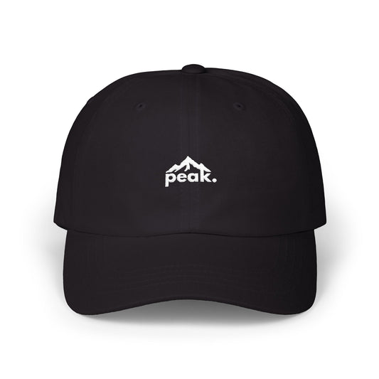 peak. everyday cap - black.
